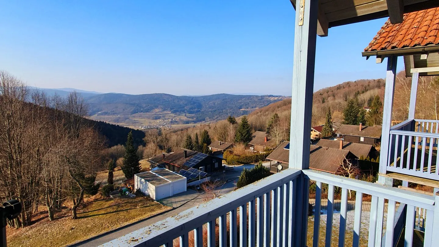 Ferienland Sonnenwald Ferienwohnung 15 "Weitblick zum Arber" Langfurth-Schöfweg - Balkon
