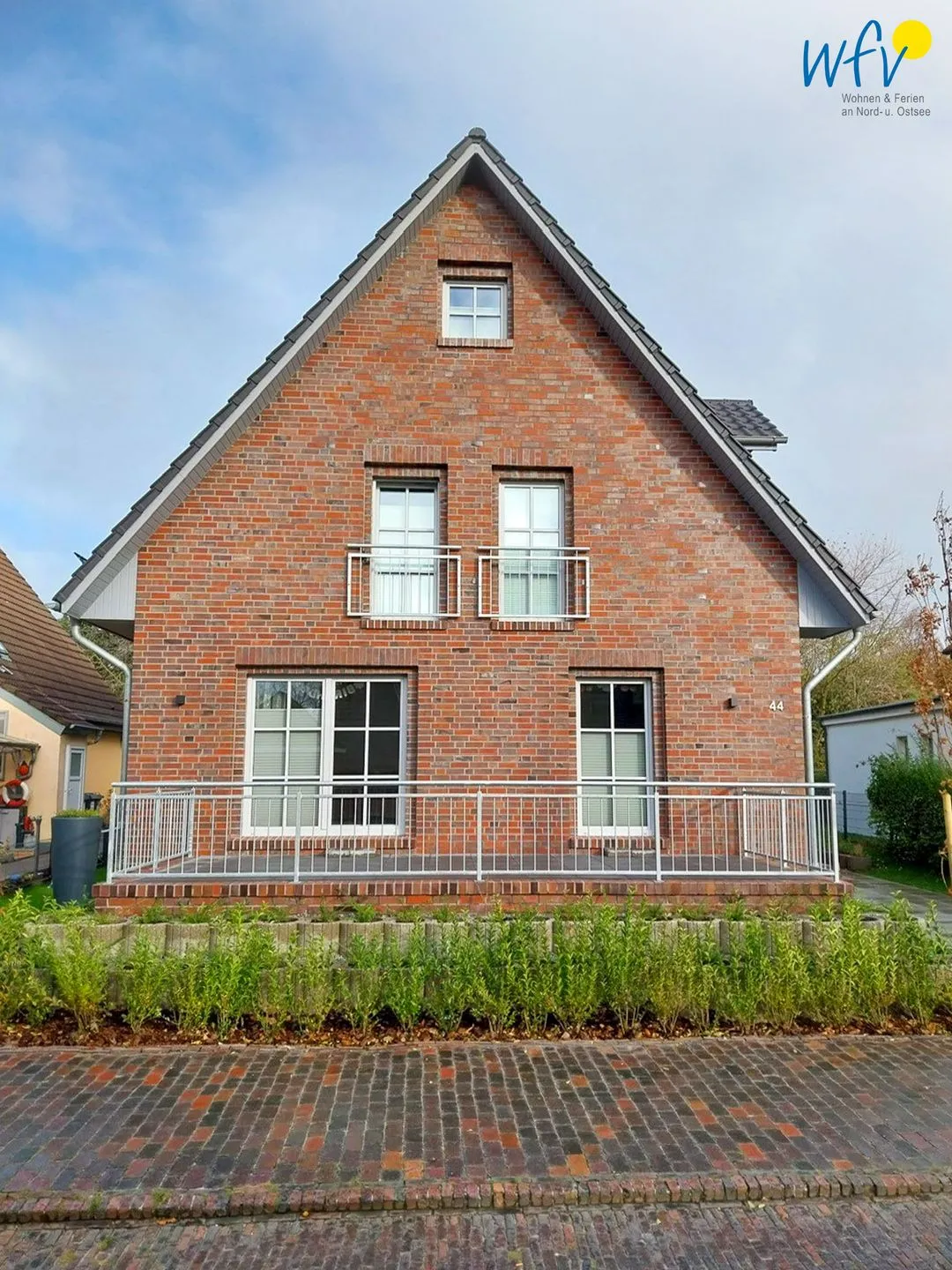 Haus Likedeeler Ferienwohnung 1 Wangerooge - Fassade / Eingang