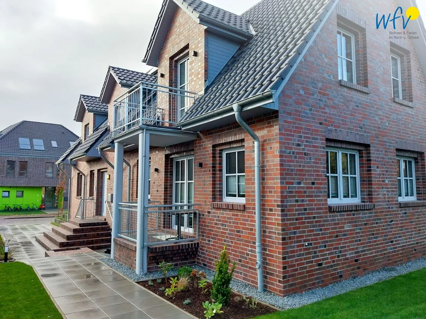Haus Likedeeler Ferienwohnung 1 Wangerooge - Fassade / Eingang