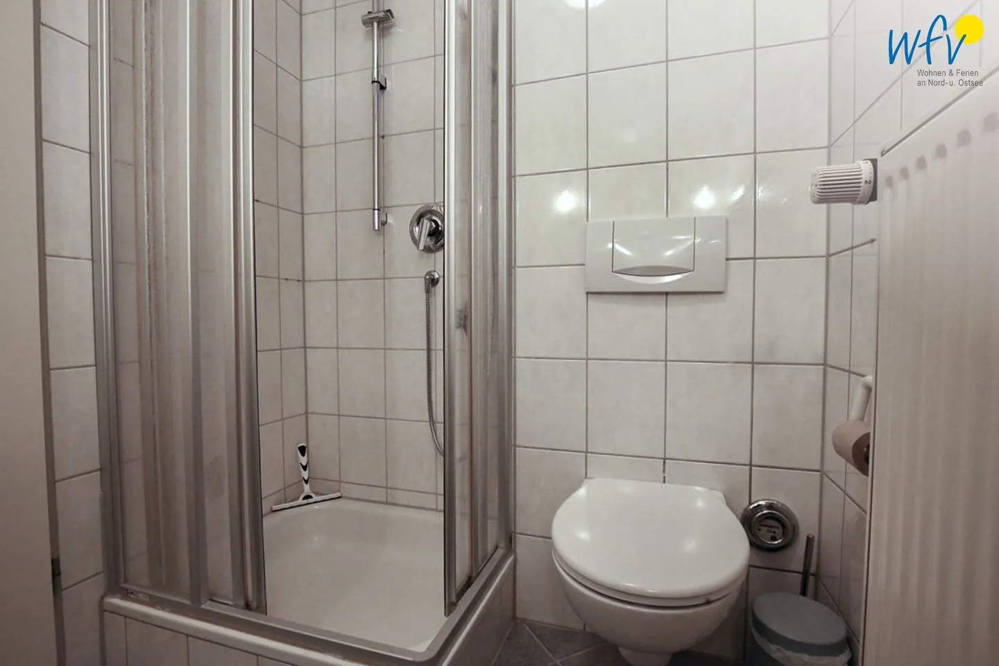 Ferienhaus Nikolausstraße 3B Ferienwohnung ,,Inseltraum'' Wangerooge - Badezimmer