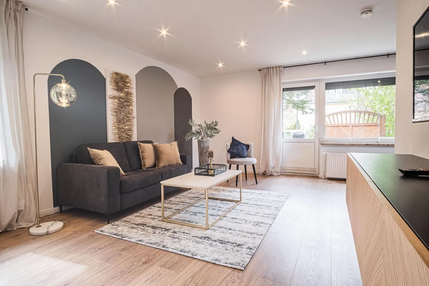 Ferienwohnung Ankerplatz Eckernförde - Wohnzimmer