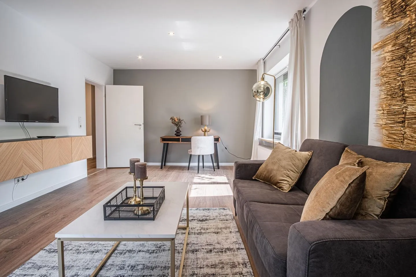 Ferienwohnung Ankerplatz Eckernförde - Wohnzimmer