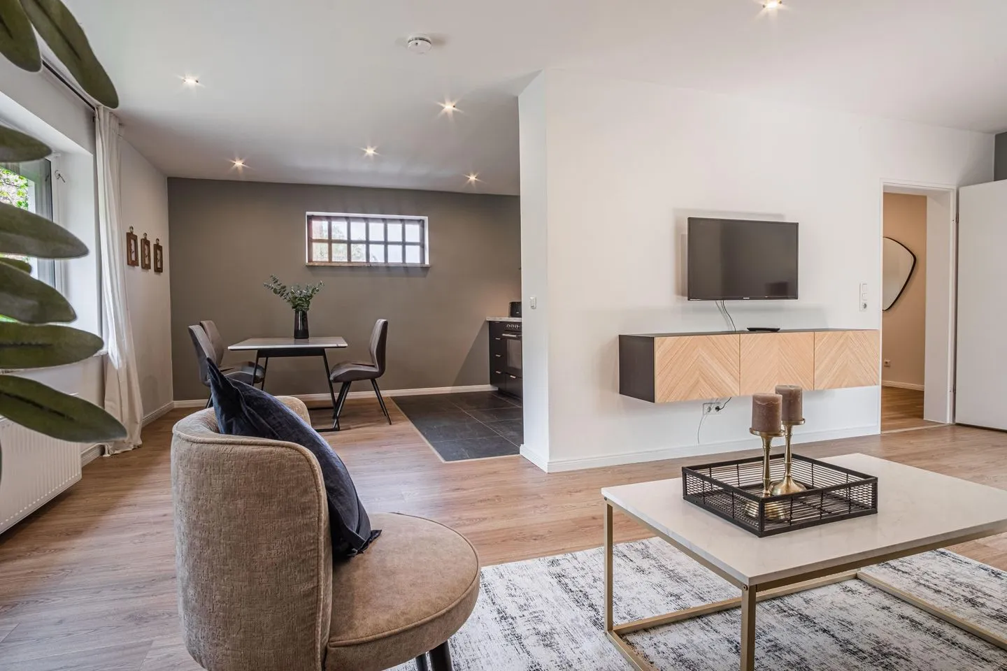 Ferienwohnung Ankerplatz Eckernförde - Wohnzimmer