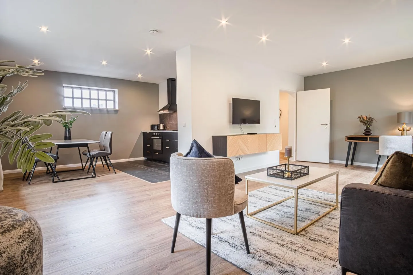 Ferienwohnung Ankerplatz Eckernförde - Wohnzimmer
