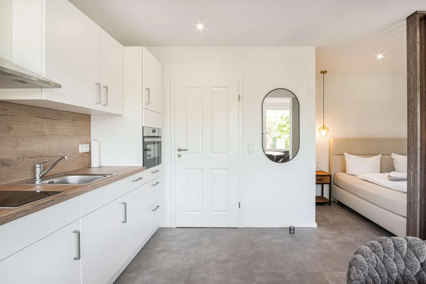 Ferienwohnung Meer in Sicht Eckernförde Eckernförde - Küche / Küchenzeile