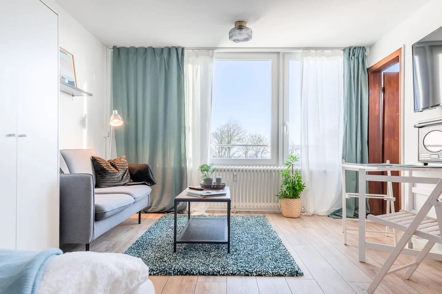 Ferienwohnung Fördeblick Eckernförde Eckernförde - Wohnzimmer