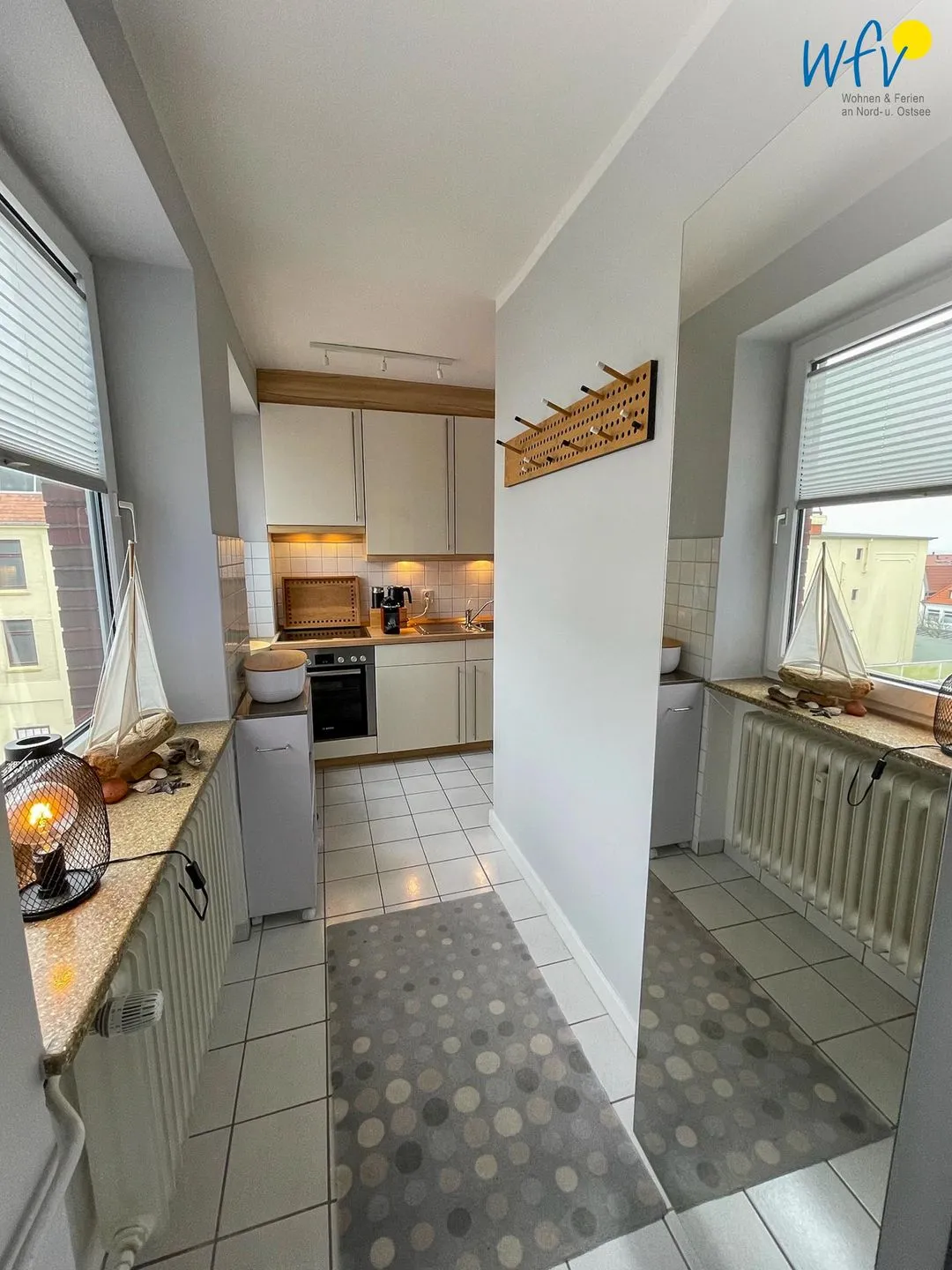 Haus Poseidon Ferienwohnung 4.1 Wangerooge - Küche / Küchenzeile