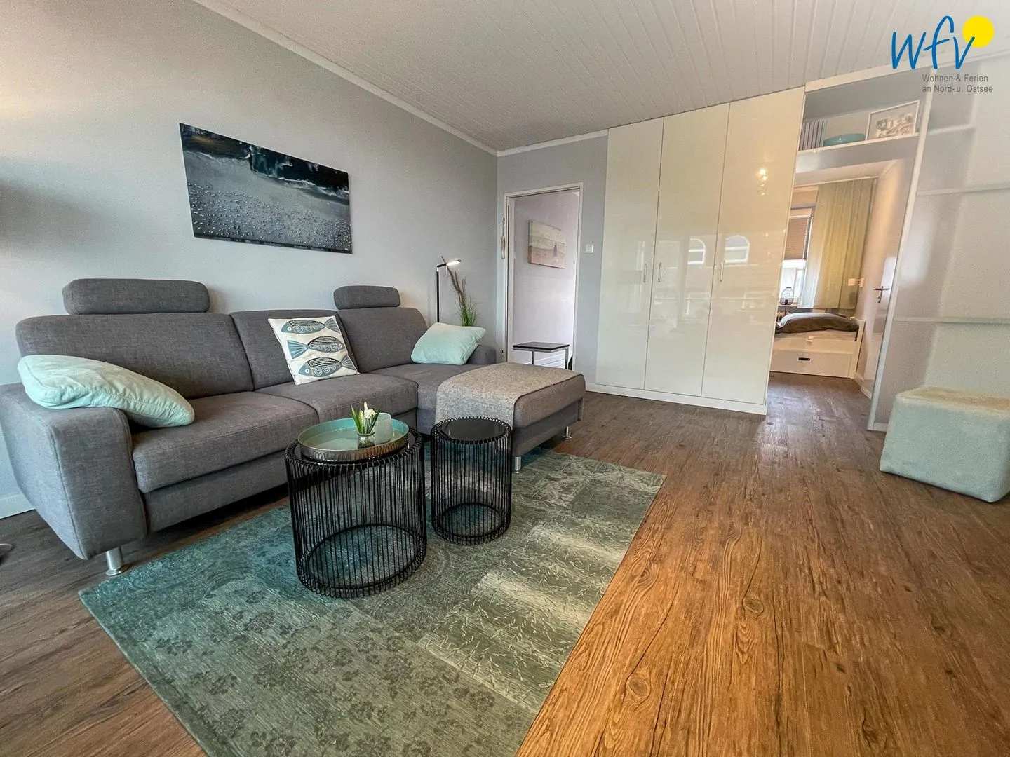 Haus Poseidon Ferienwohnung 4.1 Wangerooge - Wohnzimmer