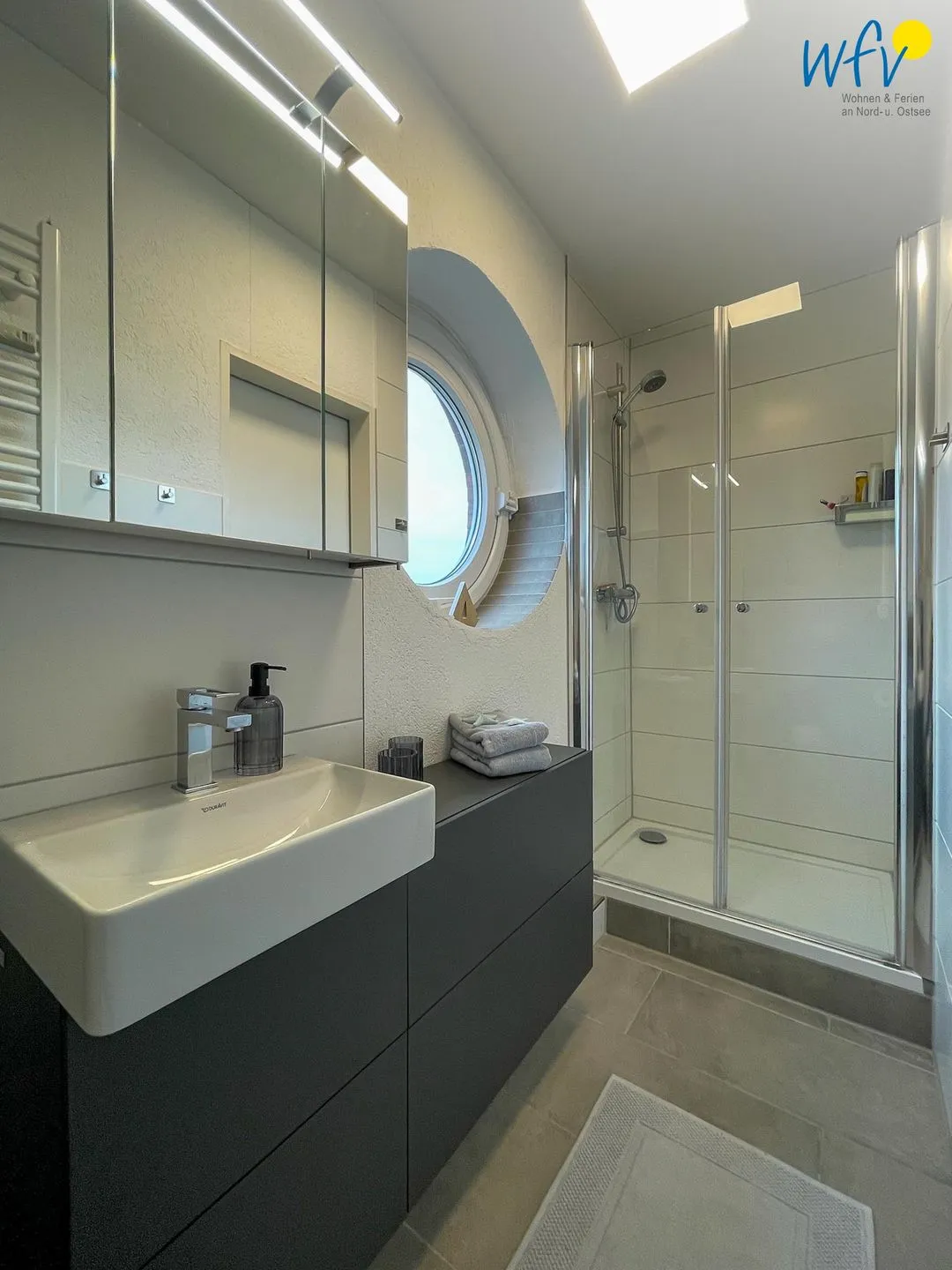 Haus Poseidon Ferienwohnung 4.1 Wangerooge - Badezimmer