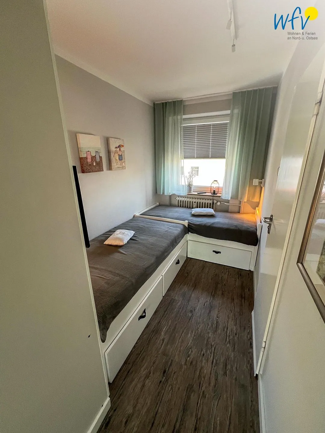 Haus Poseidon Ferienwohnung 4.1 Wangerooge - Schlafzimmer