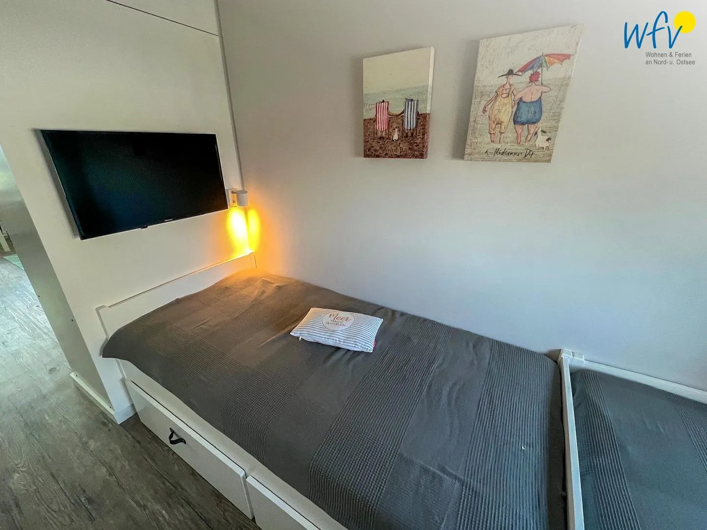 Haus Poseidon Ferienwohnung 4.1 Wangerooge - Schlafzimmer