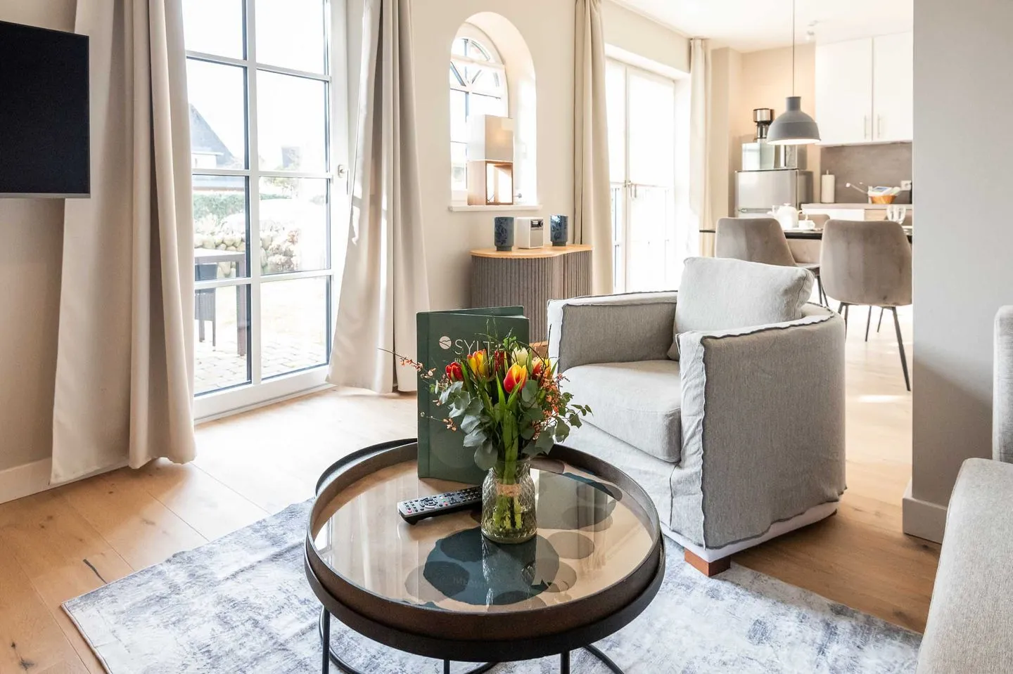 Strandgut Wohnung 2 Wenningstedt - Wohnzimmer