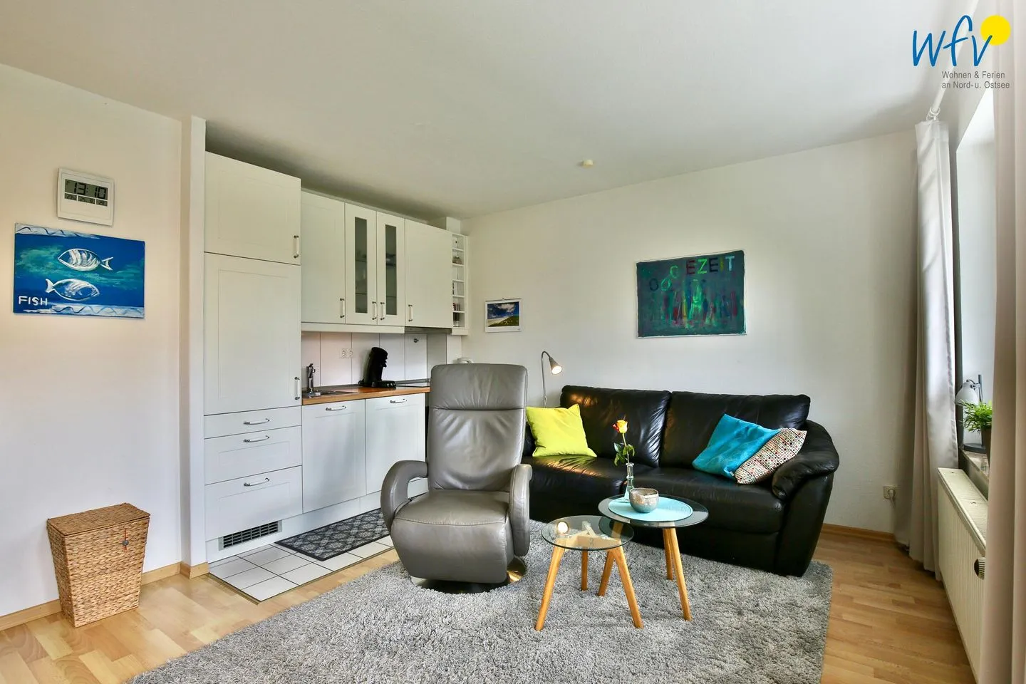 Residenz am Alten Leuchtturm Ferienwohnung 7 Wangerooge - Wohnzimmer