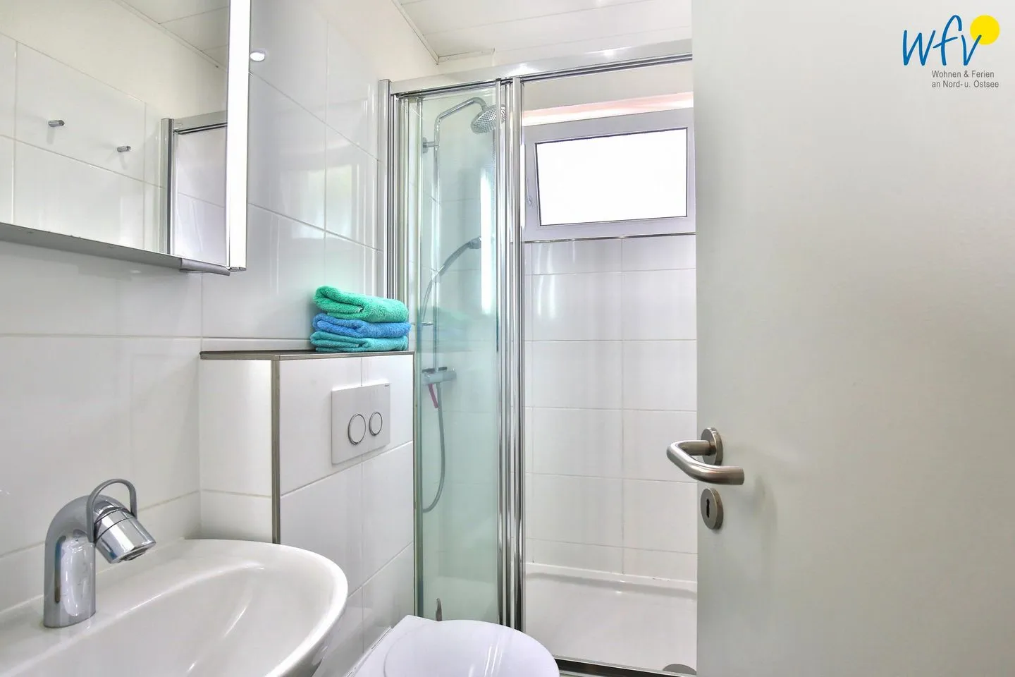 Residenz am Alten Leuchtturm Ferienwohnung 7 Wangerooge - Badezimmer