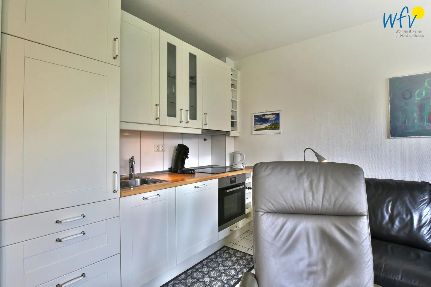 Residenz am Alten Leuchtturm Ferienwohnung 7 Wangerooge - Küche / Küchenzeile