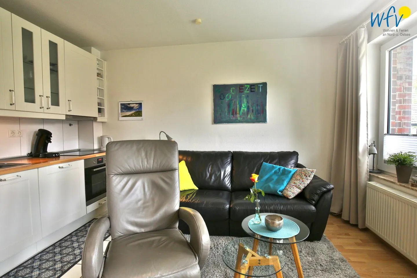 Residenz am Alten Leuchtturm Ferienwohnung 7 Wangerooge - Wohnzimmer