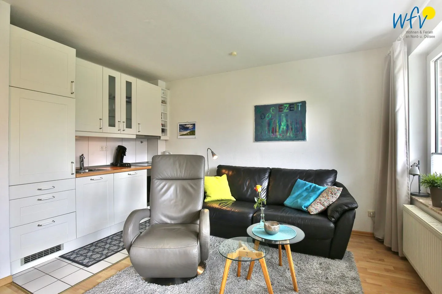 Residenz am Alten Leuchtturm Ferienwohnung 7 Wangerooge - Wohnzimmer