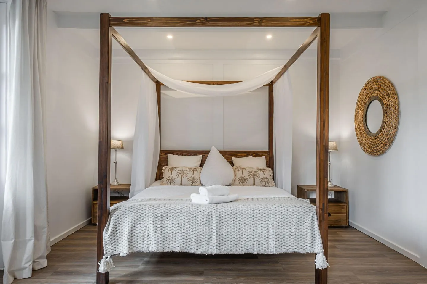 Ferienwohnung Ahoi Inselzeit Pellworm Pellworm - Bett