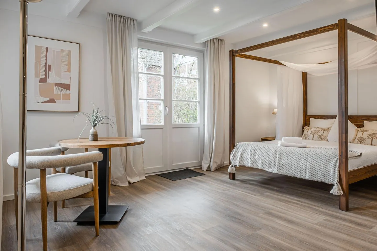 Ferienwohnung Ahoi Inselzeit Pellworm Pellworm - Bett
