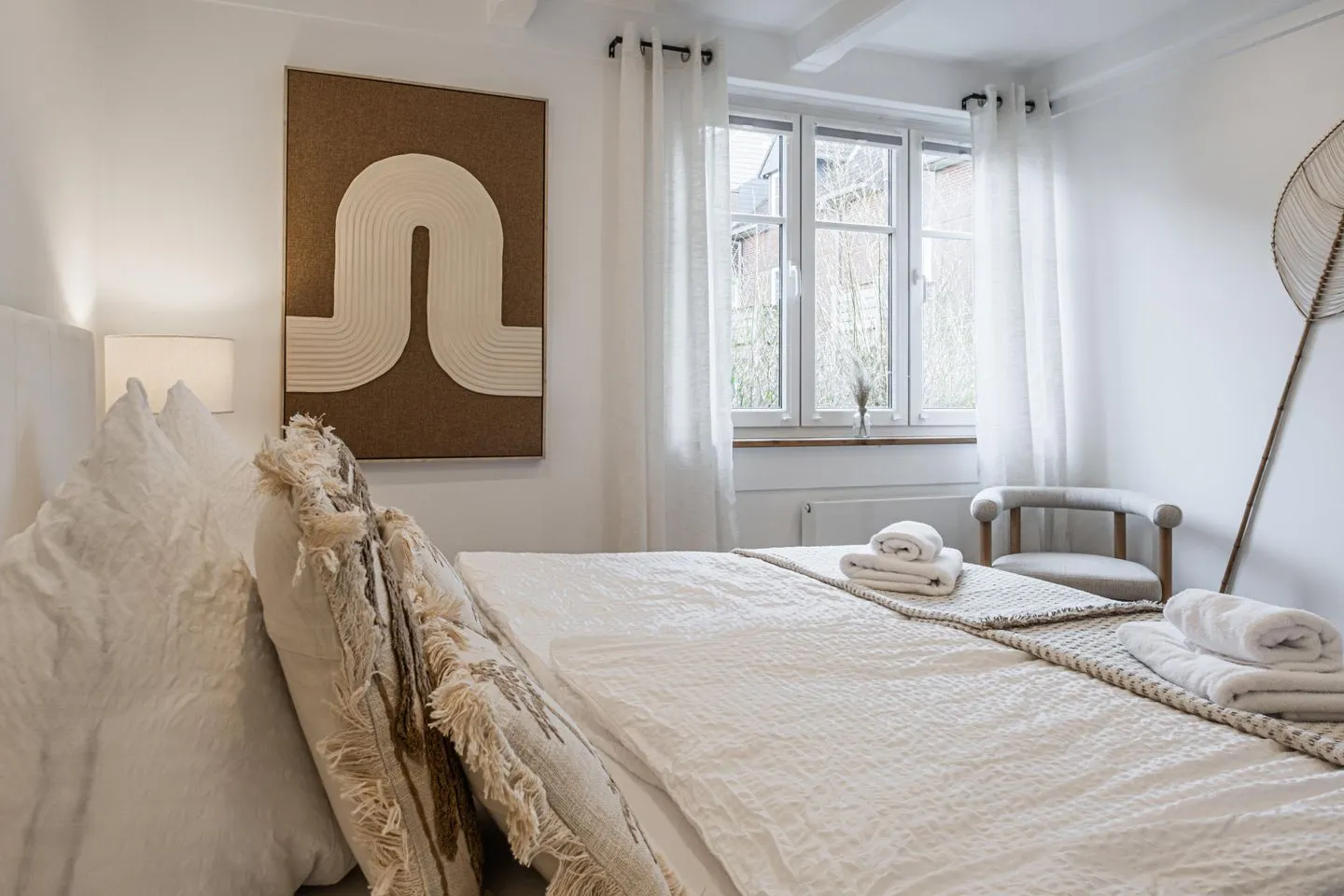 Ferienwohnung Nordseelounge Pellworm Pellworm - Bett