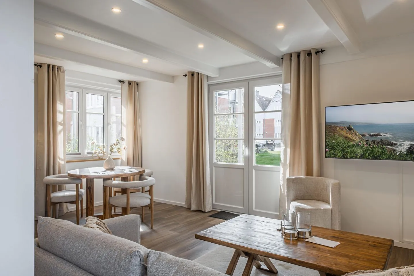 Ferienwohnung Nordseelounge Pellworm Pellworm - Wohnzimmer