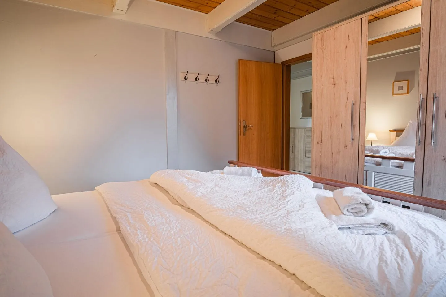 Ferienwohnung Heimat auf Zeit Pellworm Pellworm - Bett