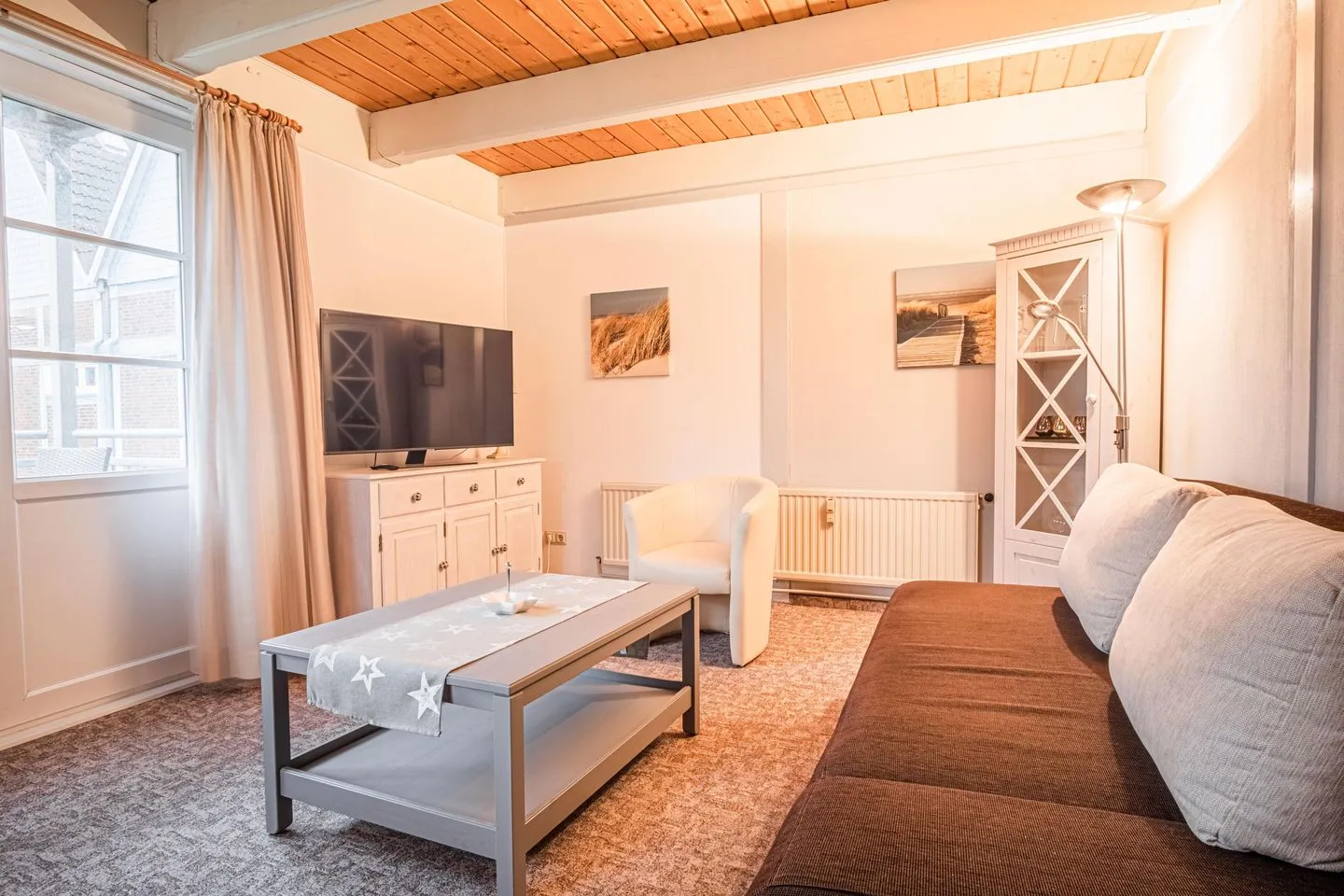 Ferienwohnung Fernweh & Flut Pellworm Pellworm - Wohnzimmer