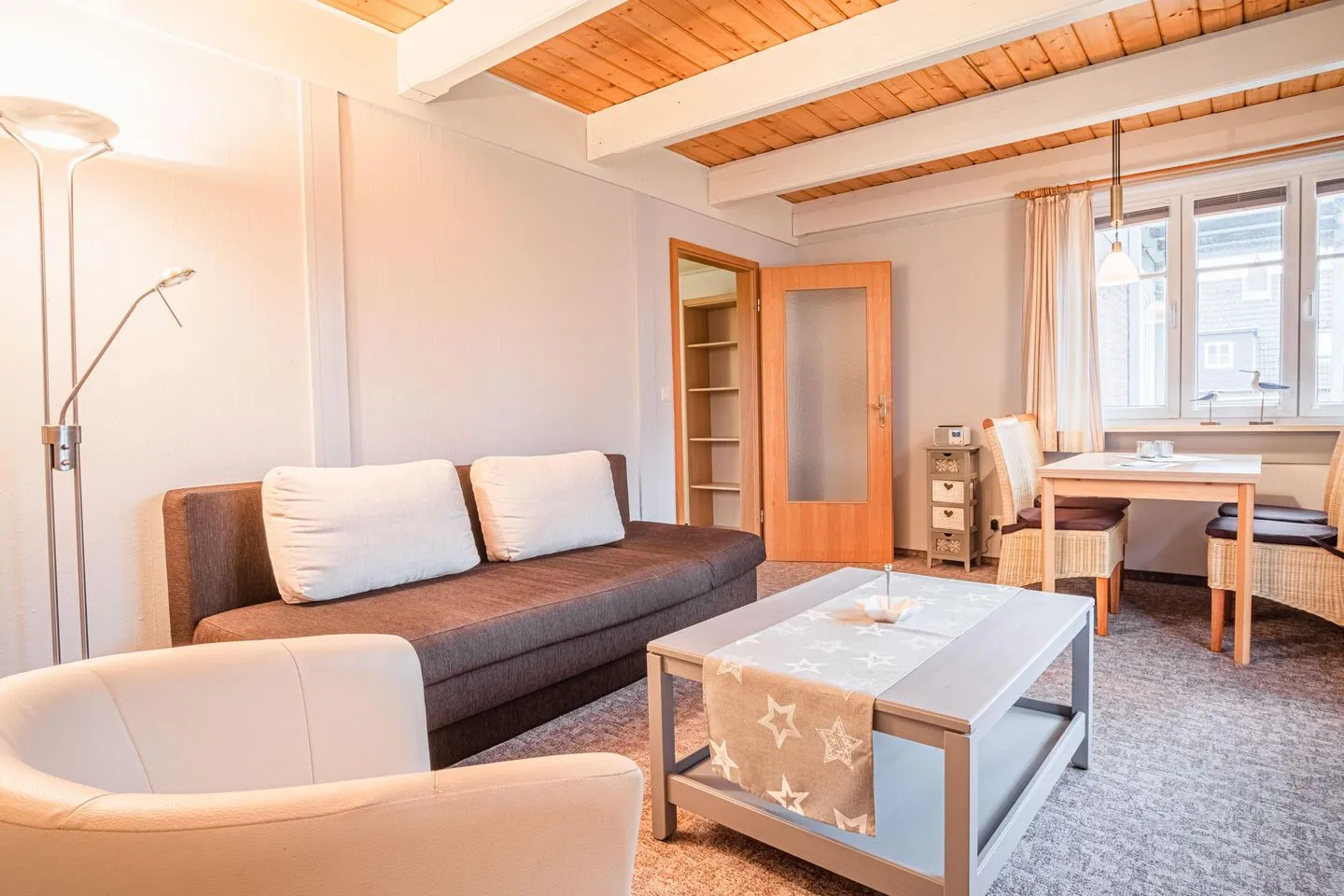Ferienwohnung Fernweh & Flut Pellworm Pellworm - Wohnzimmer