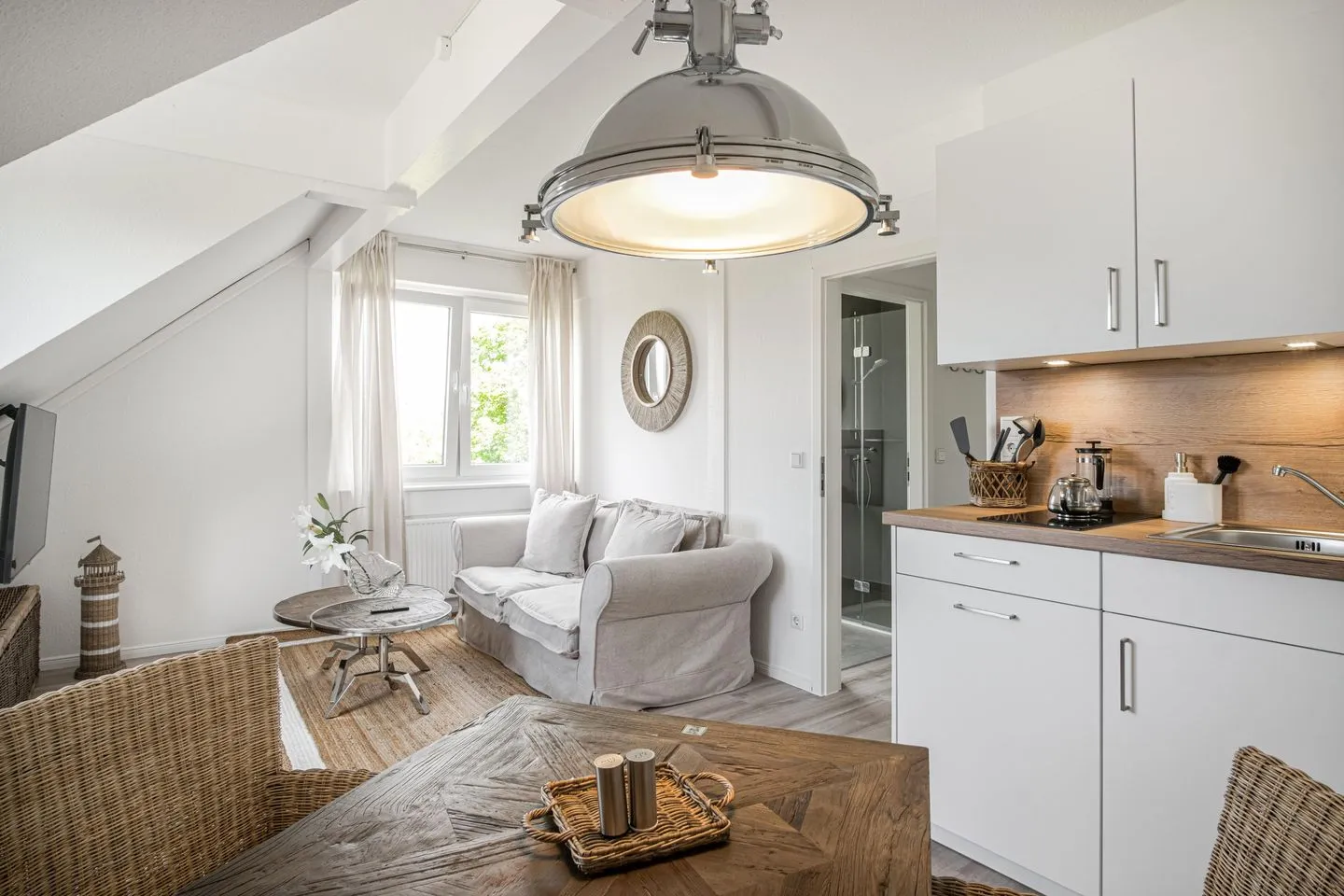Ferienwohnung Deichblick Quartier Pellworm Pellworm - Küche / Küchenzeile