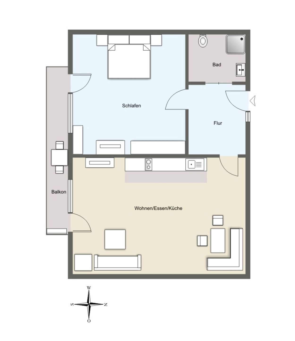  305 Puffin Juist - Grundriss
