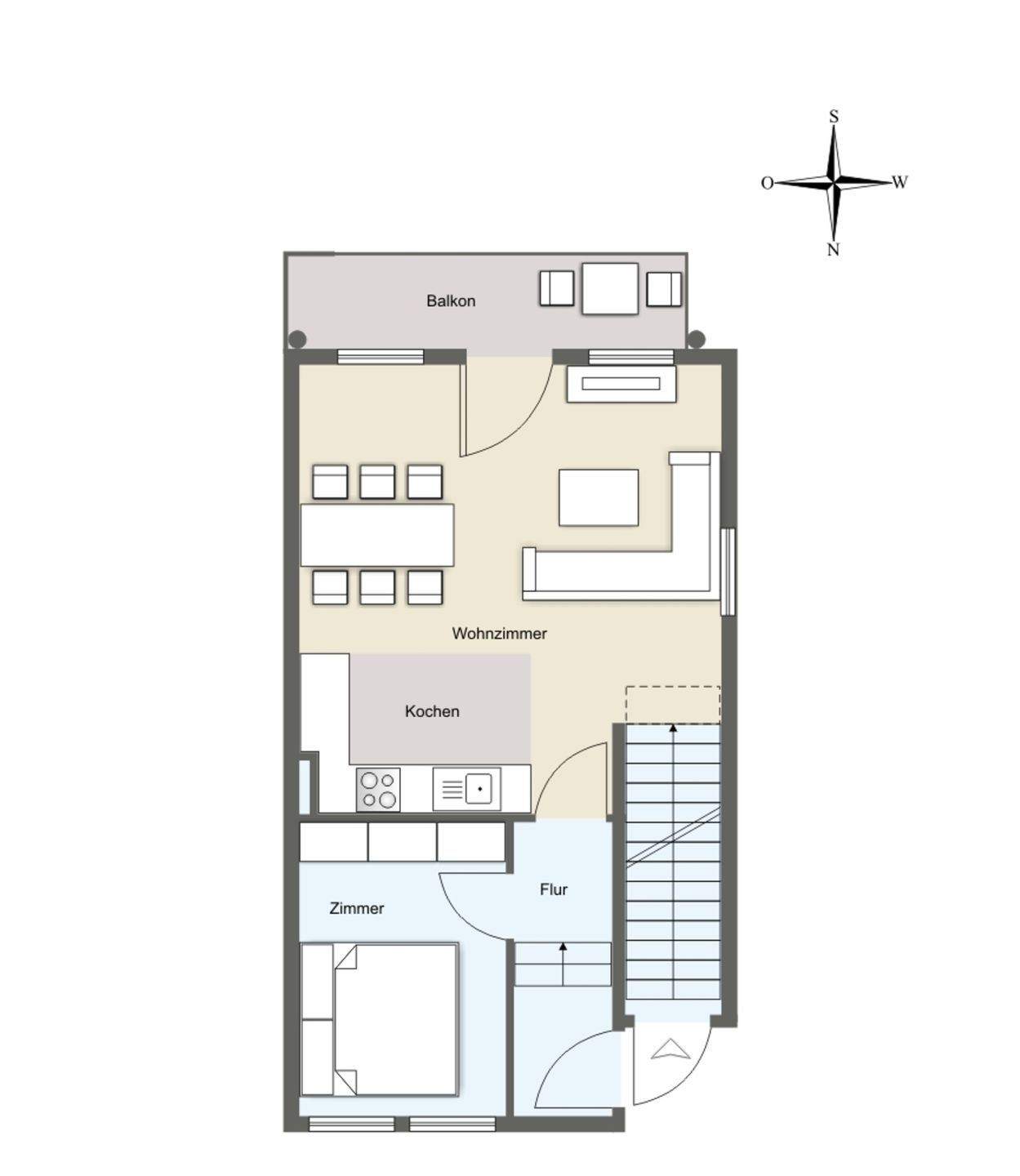  Appartement Deichperle Juist - Grundriss