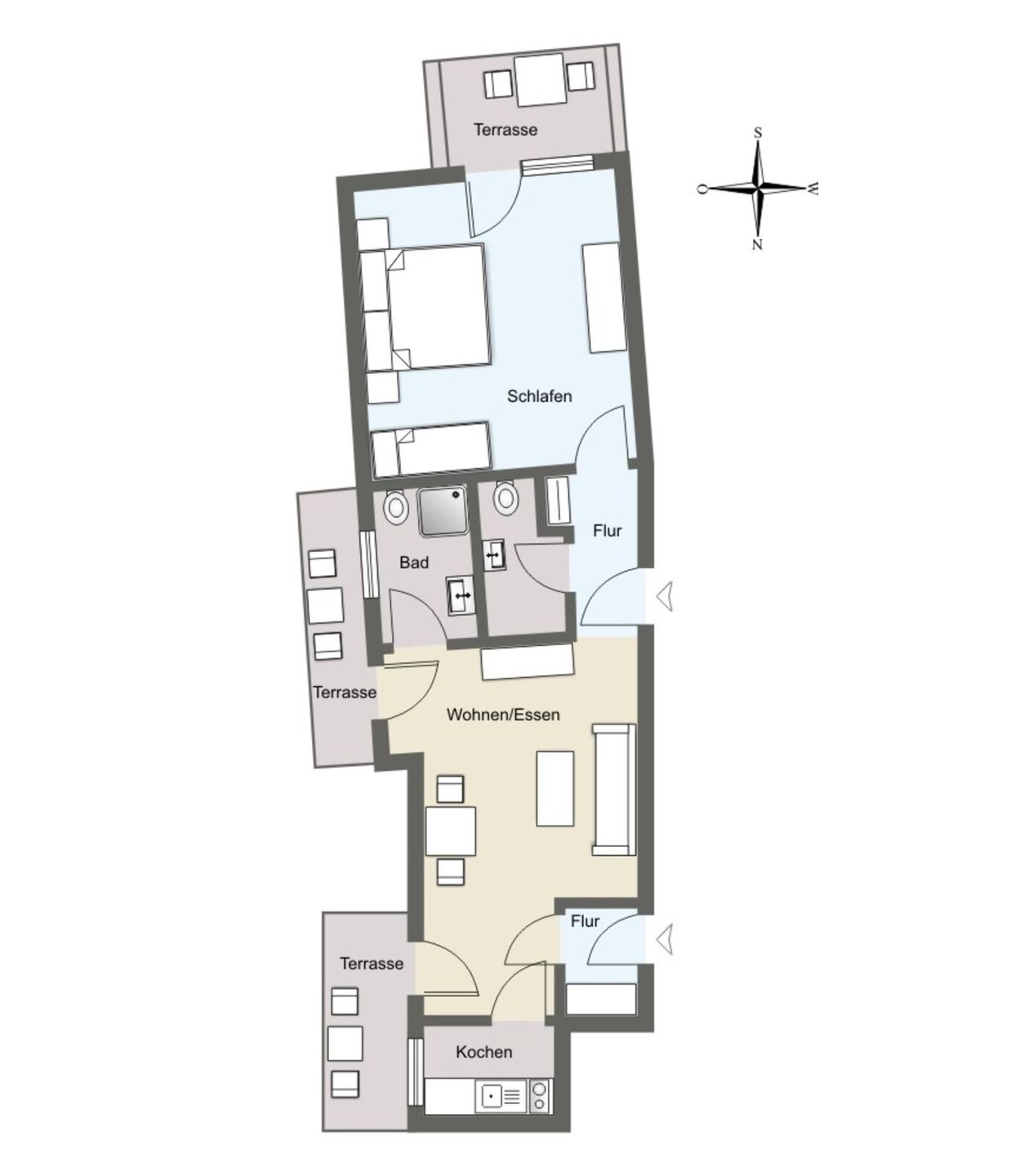  Kätemöh Juist - Grundriss