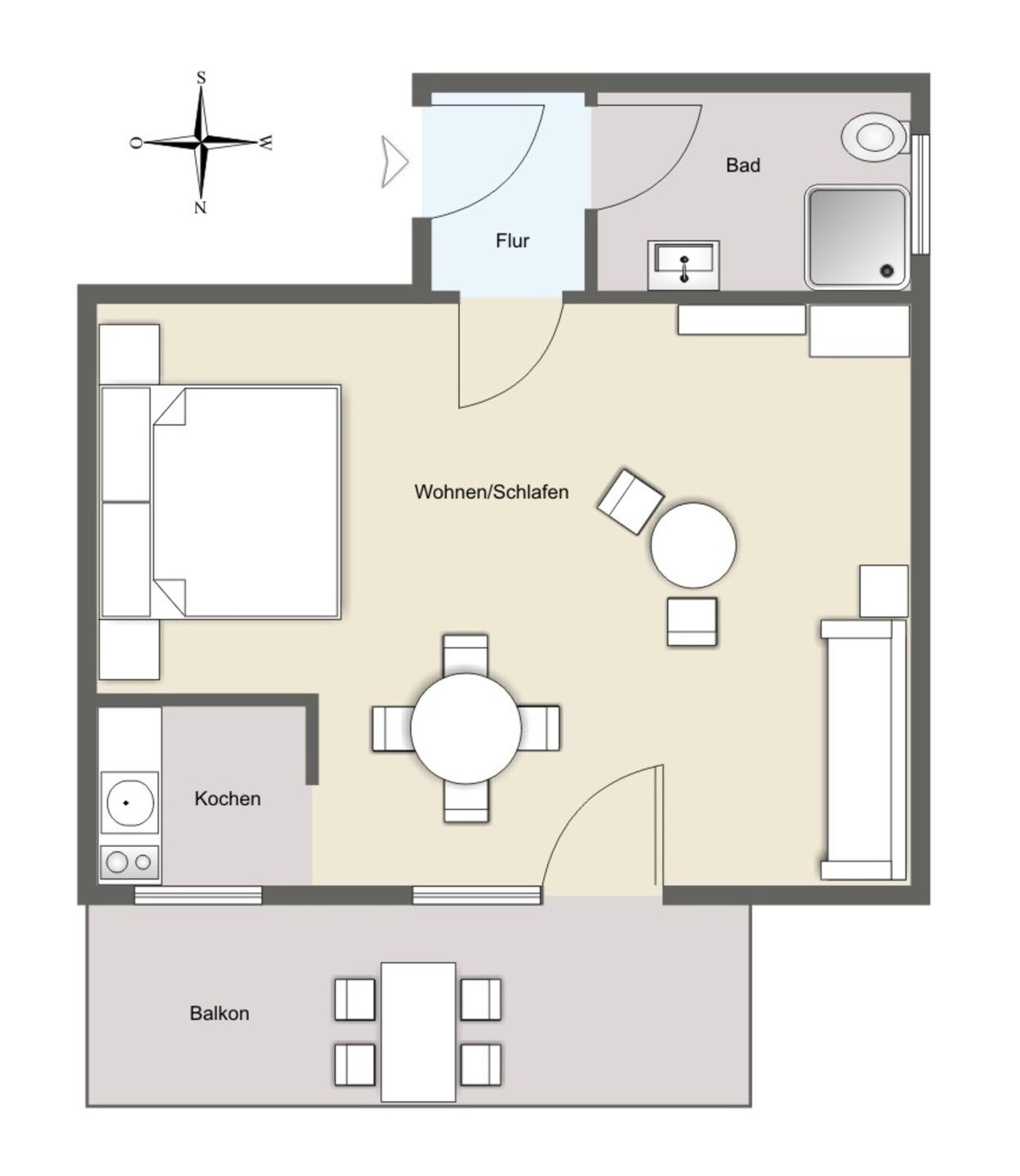  Uns Stuuv Juist - Grundriss