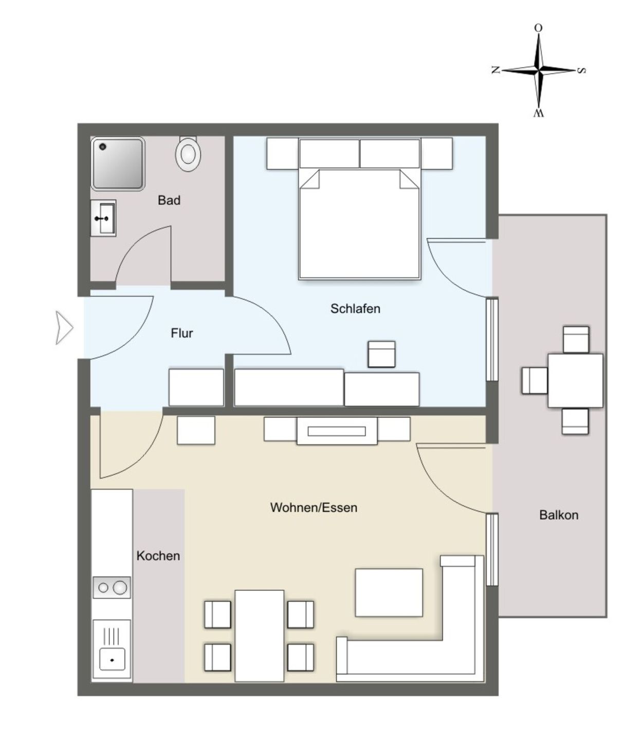  Dünengras Juist - Grundriss