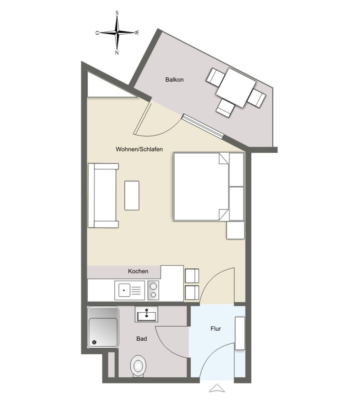  206 Kleine Woge Juist - Grundriss