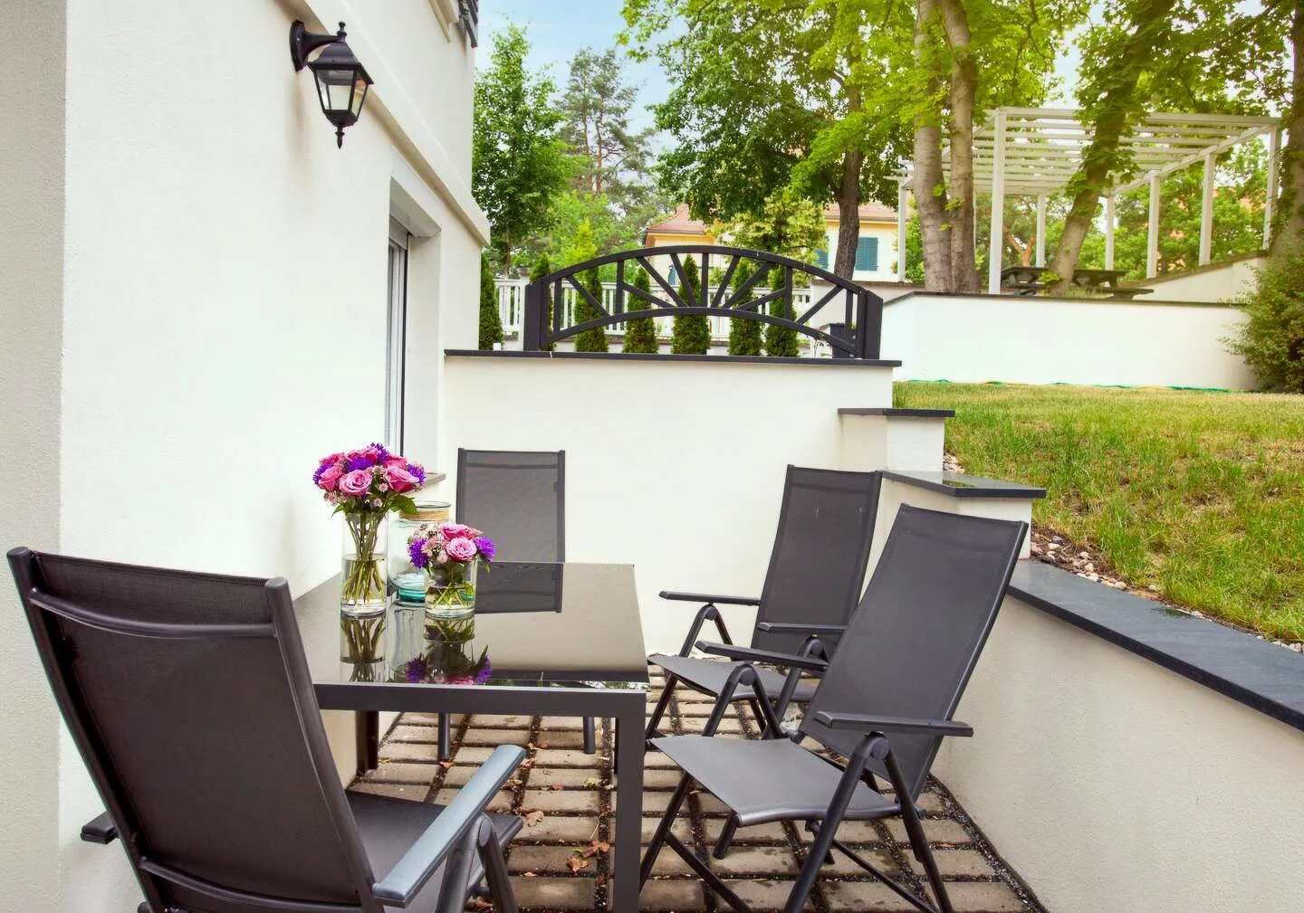Wohnperle Alexa *Sauna*Villa* Dresden - Terrasse