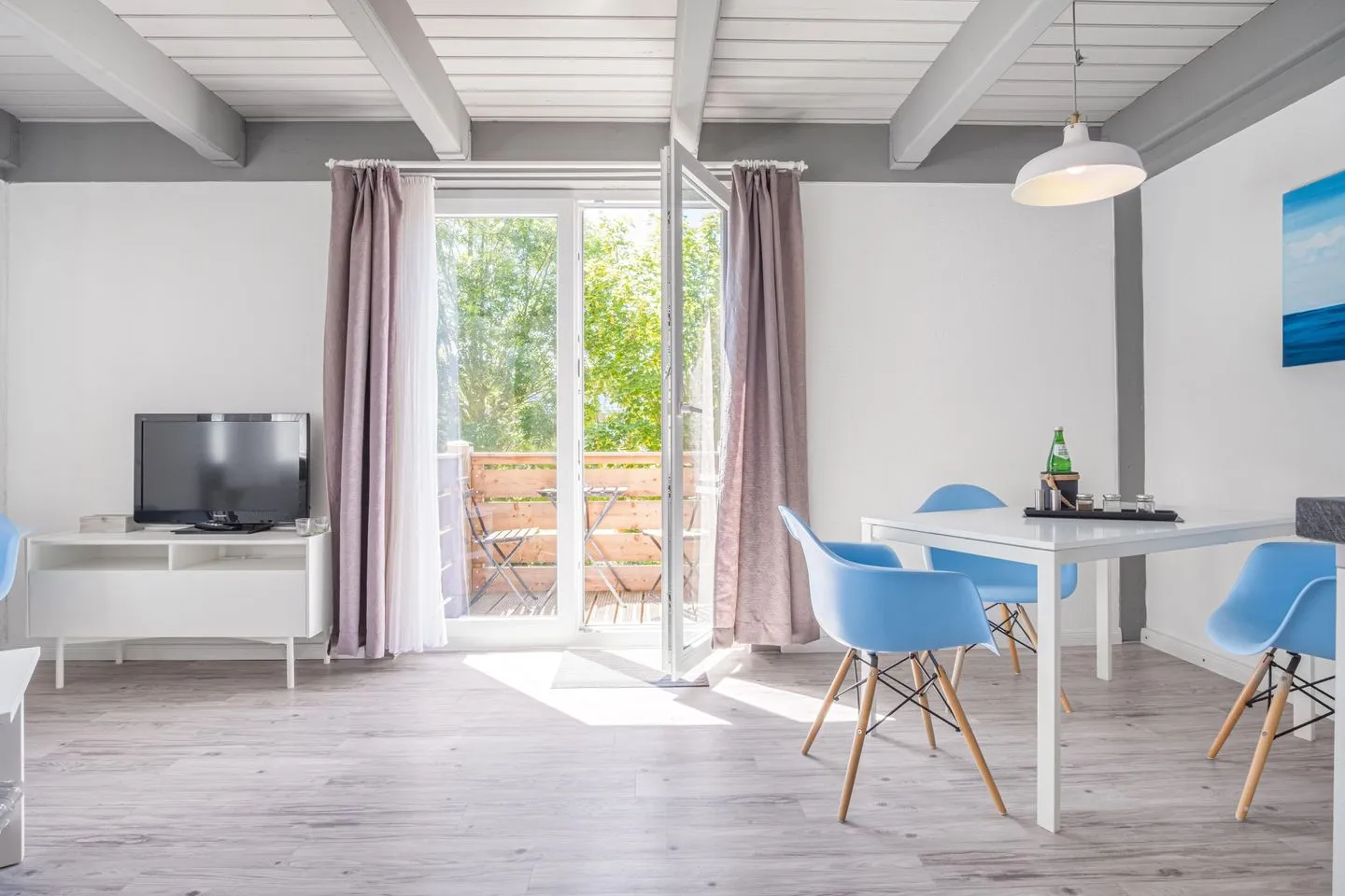 Ferienwohnung Deich & Chill Pellworm Pellworm - Wohnzimmer
