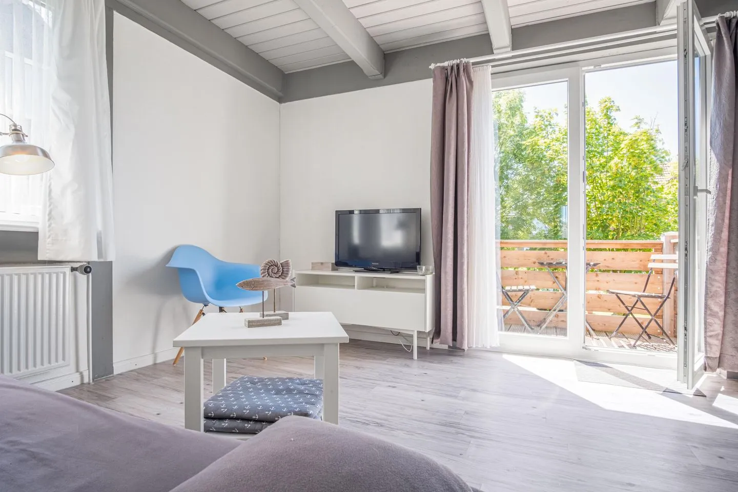 Ferienwohnung Deich & Chill Pellworm Pellworm - Wohnzimmer