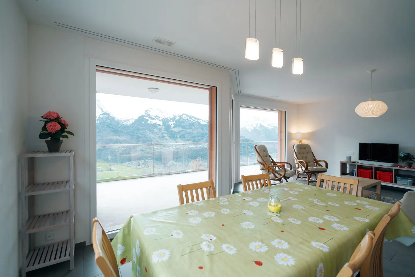 Apartment Elona Amden - Wohnzimmer