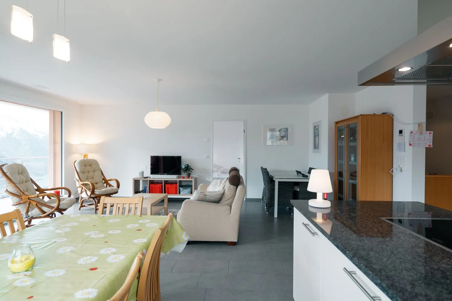Apartment Elona Amden - Wohnzimmer
