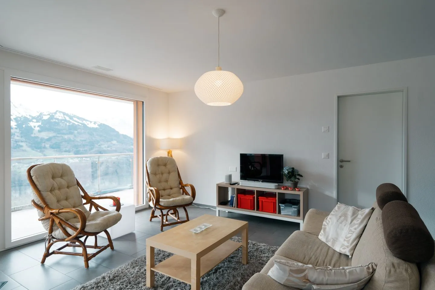 Apartment Elona Amden - Wohnzimmer