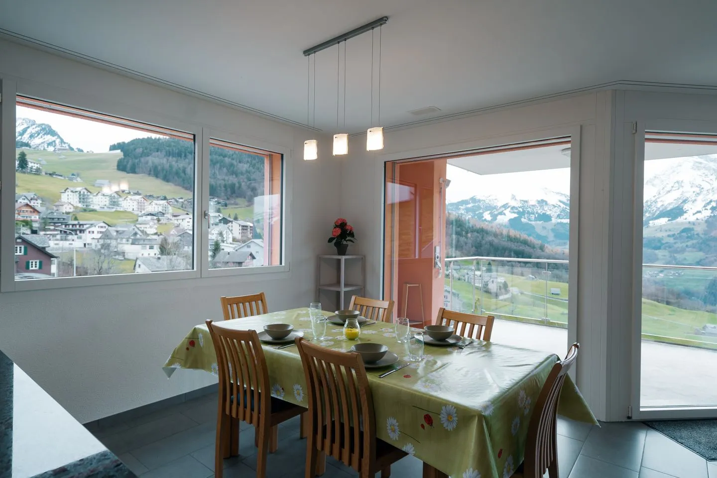 Apartment Elona Amden - Wohnzimmer