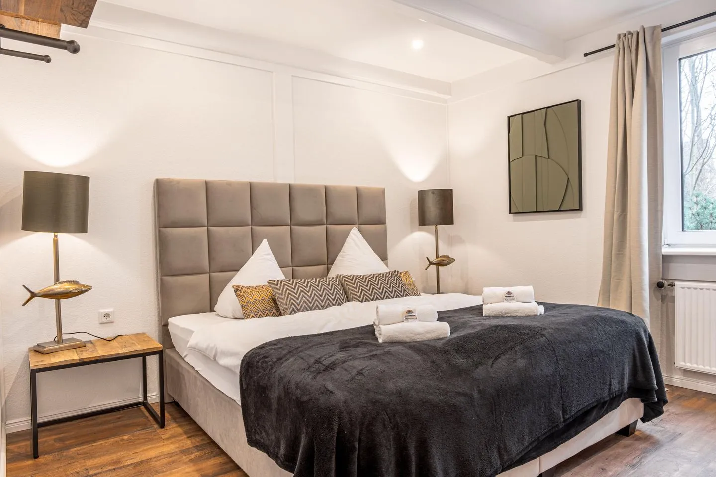 Ferienwohnung Meerzeit Pellworm Pellworm - Schlafzimmer