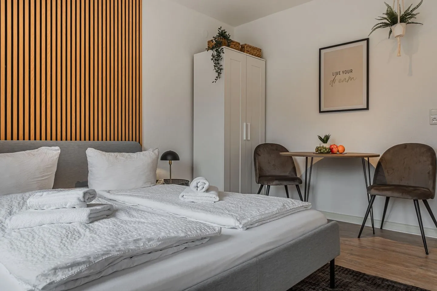 Ferienwohnung Förde-Stübchen Eckernförde Eckernförde - Bett
