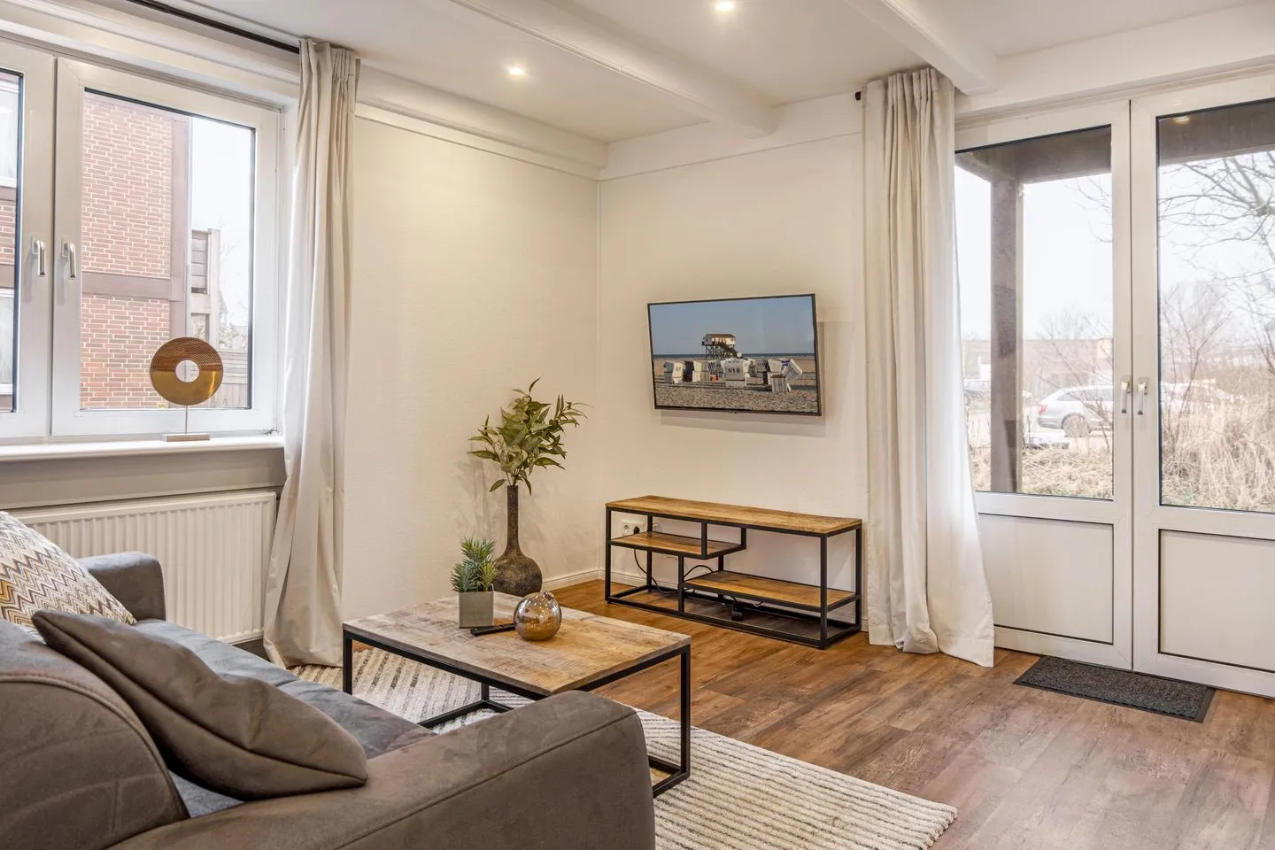 Ferienwohnung Küstenglück Pellworm Pellworm - Wohnzimmer