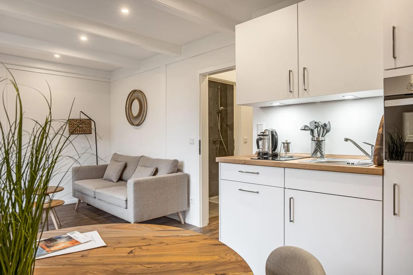 Ferienwohnung Pellwormer Küstenkind Pellworm - Küche / Küchenzeile