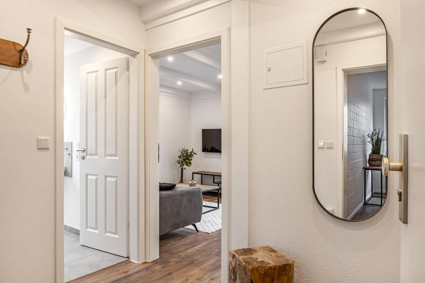 Ferienwohnung Wattenmeer Auszeit Pellworm Pellworm - Wohnzimmer