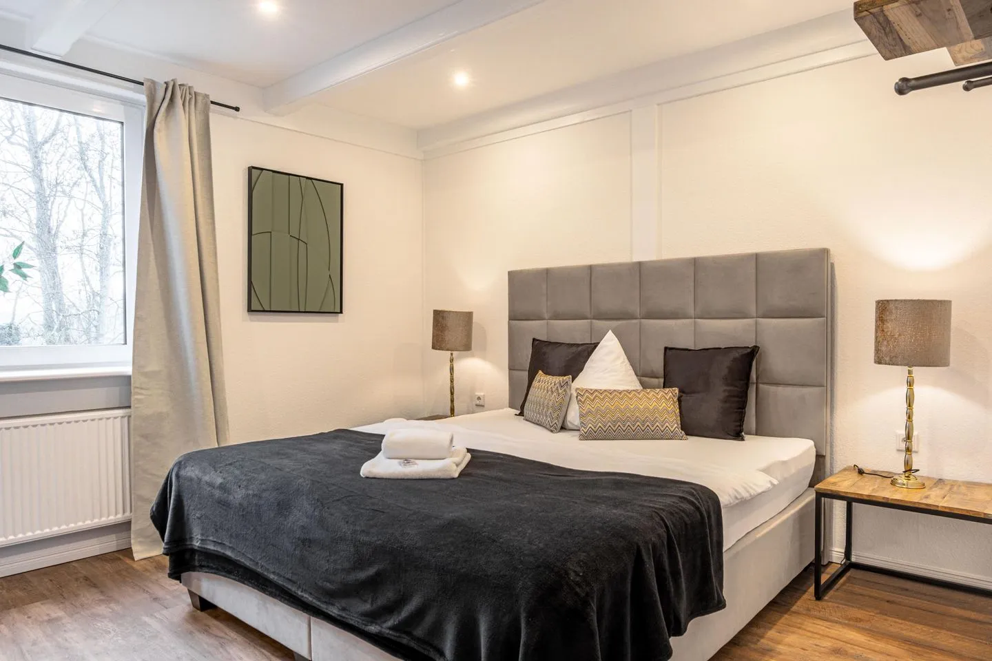 Ferienwohnung Wattenmeer Auszeit Pellworm Pellworm - Schlafzimmer