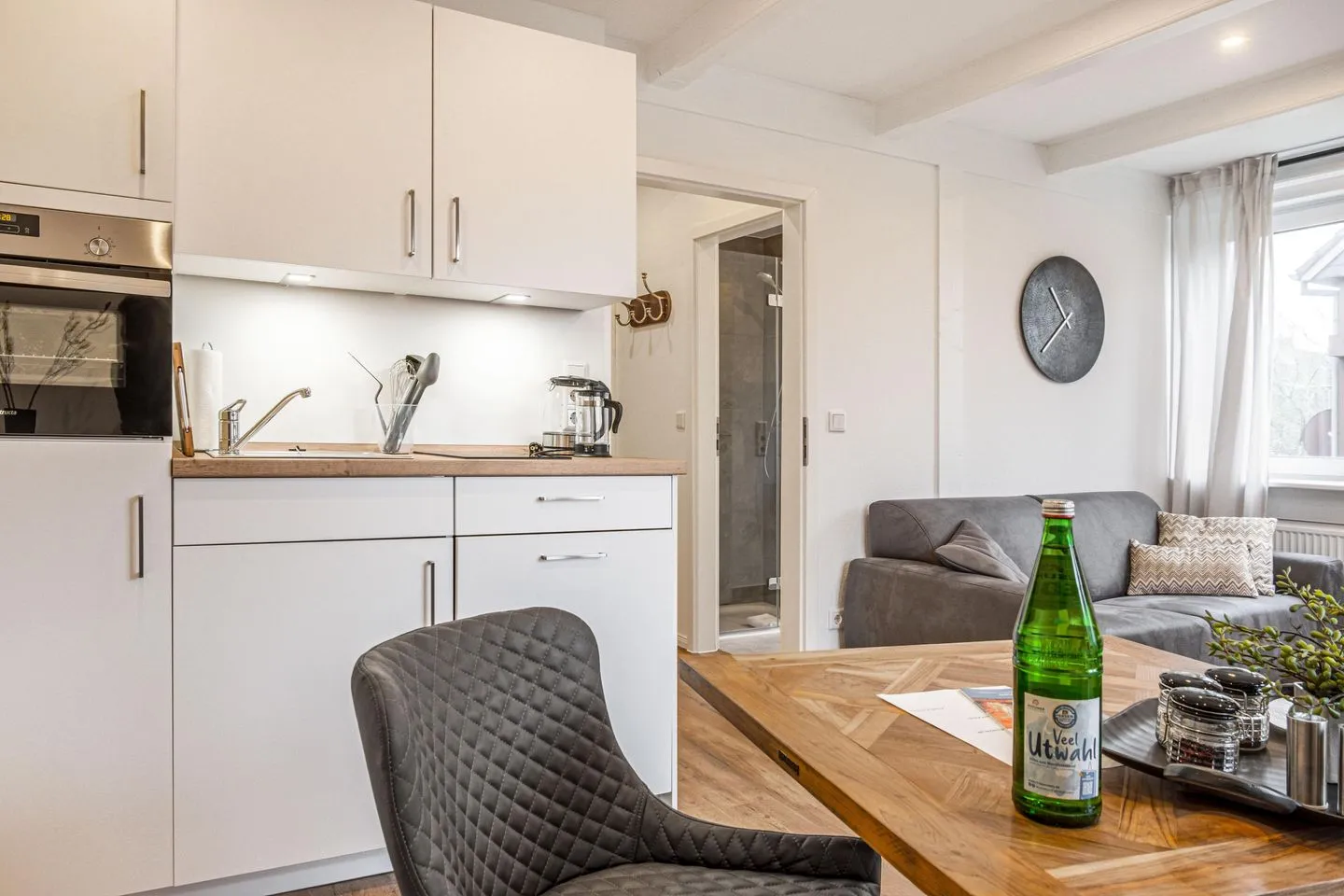 Ferienwohnung Wattenmeer Auszeit Pellworm Pellworm - Küche / Küchenzeile