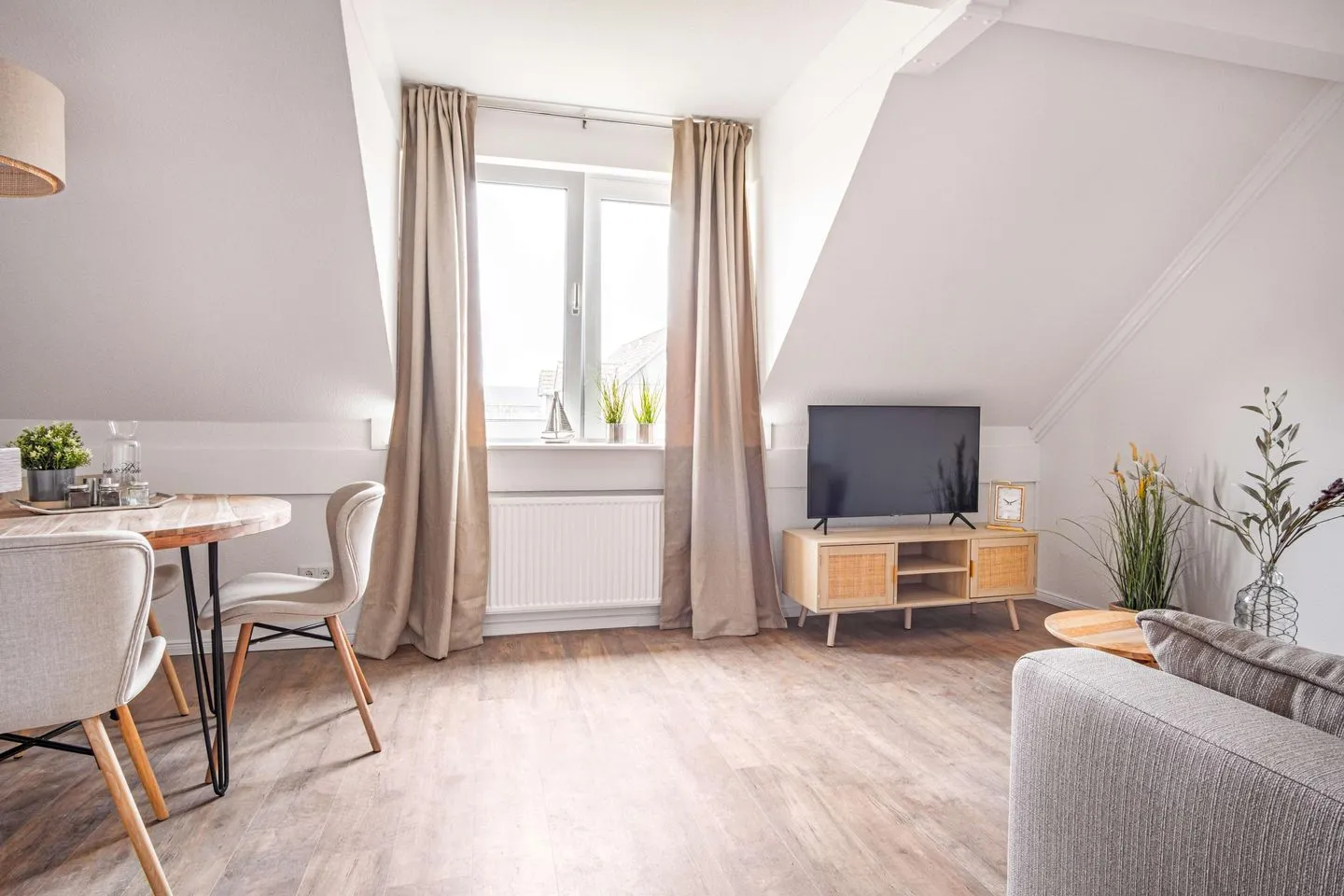 Ferienwohnung Friesisch Nordisch echt Pellworm Pellworm - Wohnzimmer